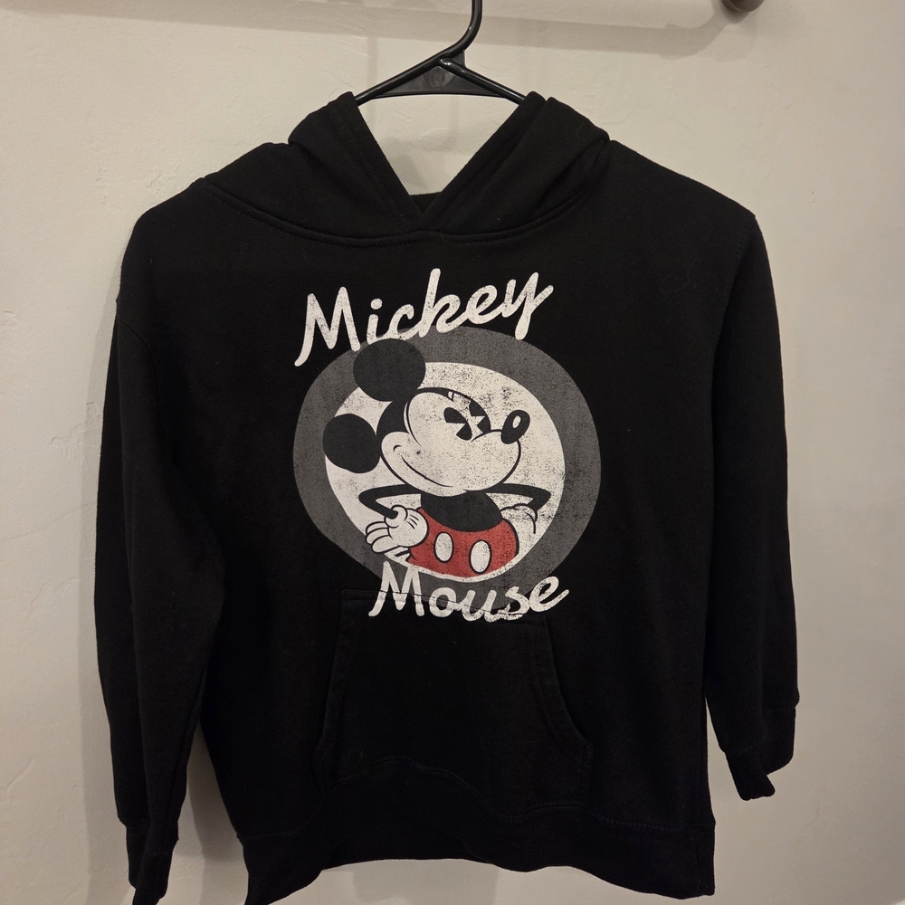 Disney Mickey Mouse Kids Black Hoodie